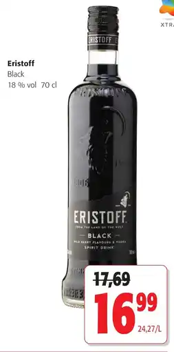 Colruyt Eristoff Black 18 % vol aanbieding