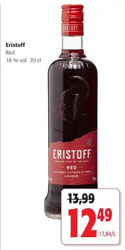 Colruyt Eristoff Red 18 % vol aanbieding