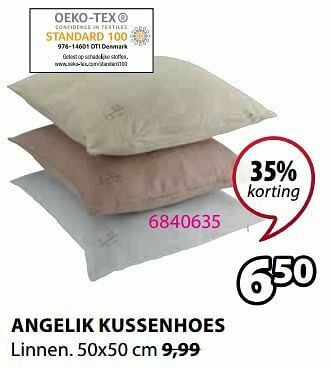 Jysk Angelik kussenhoes aanbieding