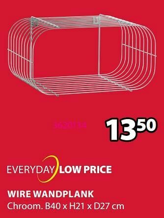 Jysk Wire wandplank aanbieding