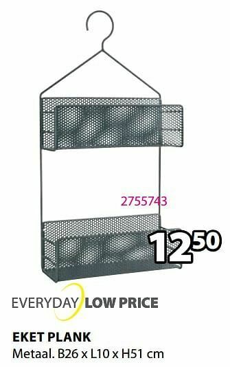 Jysk Eket plank aanbieding