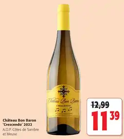 Colruyt Château Bon Baron 'Crescendo' 2022 aanbieding