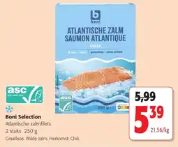 Colruyt Boni Selection Atlantische zalmfilets aanbieding