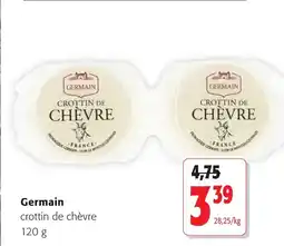Colruyt Germain Crottin de Chèvre aanbieding