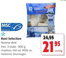 Colruyt Boni Selection Noorse Skrei aanbieding
