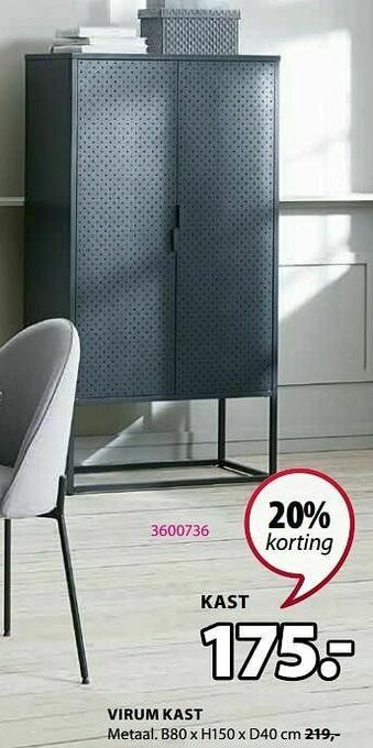 Jysk Virum kast aanbieding