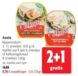 Colruyt Aoste aanbieding