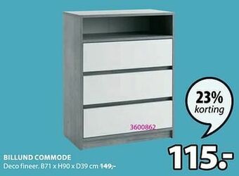 Billund commode