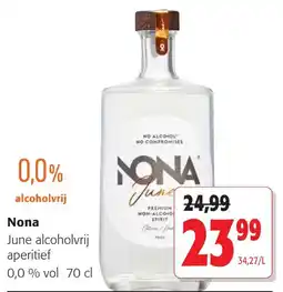 Colruyt Nona June alcoholvrij aperitief 0,0 % vol aanbieding