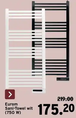 GAMMA Eurom Sani Towel Wit aanbieding