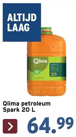 GAMMA Qlima petroleum Spark aanbieding