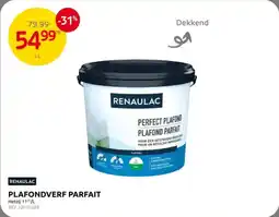 Brico Renaulac plafondverf Parfait aanbieding