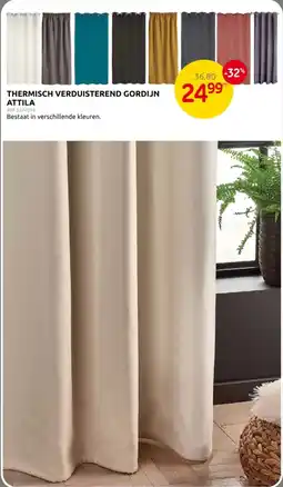 Brico Thermisch verduisterend gordijn attila aanbieding