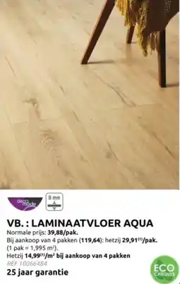 Brico Deco Mode Laminaatvloer Aqua aanbieding