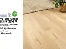 Brico Lalegno Semi Massief Fineer Topwood aanbieding