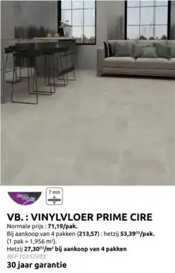 Brico Deco Mode Vinylvloer Prime Cire aanbieding