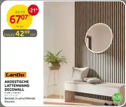 Brico CanDo Akoestische Lattenwand Decowall aanbieding