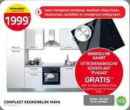 Brico Compleet Keukenblok Maya aanbieding