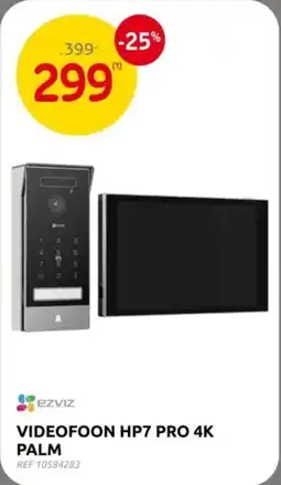 Brico Videofoon HP7 Pro 4K Palm aanbieding