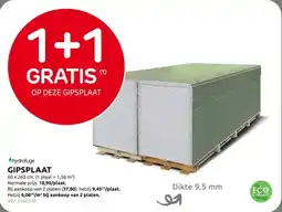 Brico hydrofuge Gipsplaat aanbieding