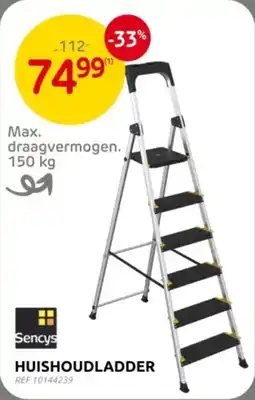 Brico Sencys Huishoudladder aanbieding