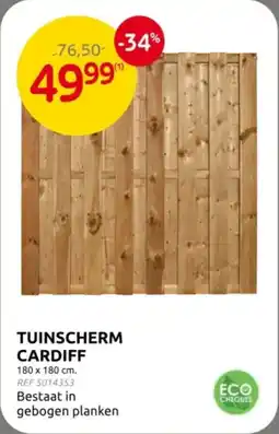 Brico Tuinscherm Cardiff aanbieding