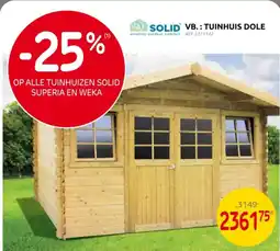 Brico Solid Tuinhuis Dole aanbieding
