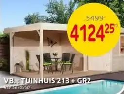 Brico Tuinhuis 216 + GR2 aanbieding