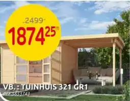 Brico Tuinhuis 321 GR1 aanbieding