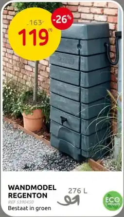 Brico Wandmodel Regenton aanbieding