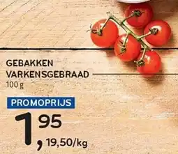 Alvo Gebakken Varkensgebraad aanbieding