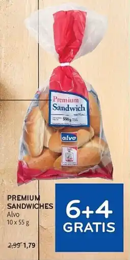 Alvo Premium Sandwiches Alvo aanbieding