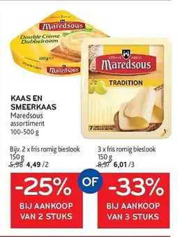 Alvo Kaas en Smeerkaas Maredsous aanbieding