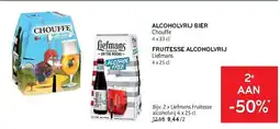 Alvo Alcoholvrij Bier Chouffe of Fruitesse Alcoholvrij Liefmans aanbieding