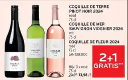 Alvo Coquille De Terre Pinot Noir 2024, Coquille de Mer Sauvignon Viognier 2024 en Coquille de Fleur 2024 aanbieding