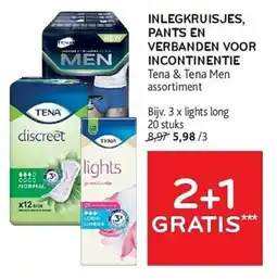 Alvo Inlegkruisjes, pants en verbanden voor incontinentie aanbieding