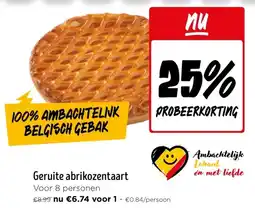 Jumbo Geruite abrikozentaart aanbieding