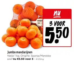 Jumbo Jumbo mandarijnen aanbieding