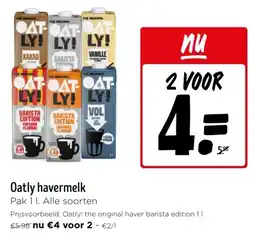 Jumbo Oatly havermelk aanbieding