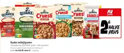 Jumbo Quaker ontbijtgranen aanbieding