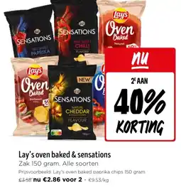 Jumbo Lay's oven baked & sensations aanbieding