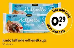 Jumbo Jumbo halfvolle koffiemelk cups aanbieding