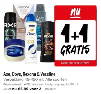 Axe, Dove, Rexona & Vaseline