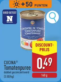 ALDI Cucina Tomatenpuree aanbieding