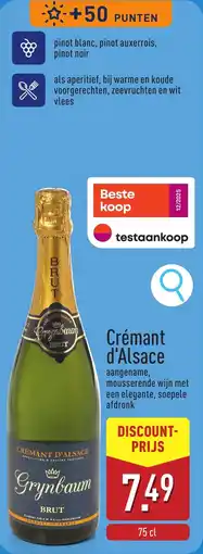 ALDI Crémant d'Alsace aanbieding