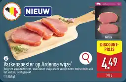 ALDI Varkensoester op Ardense wijze aanbieding