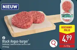 ALDI Black Angus-burger aanbieding