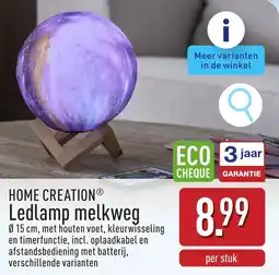 ALDI Home creation Ledlamp melkweg aanbieding