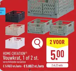 ALDI Home creation vouwkrat aanbieding