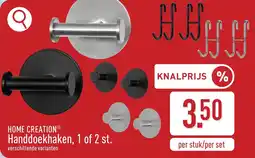 ALDI Home creation handdoekhaken aanbieding
